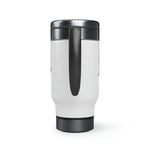 Load image into Gallery viewer, &quot;Fierce As A Mother&quot; Heart 2 Stainless Steel Travel Mug with Handle, 14oz
