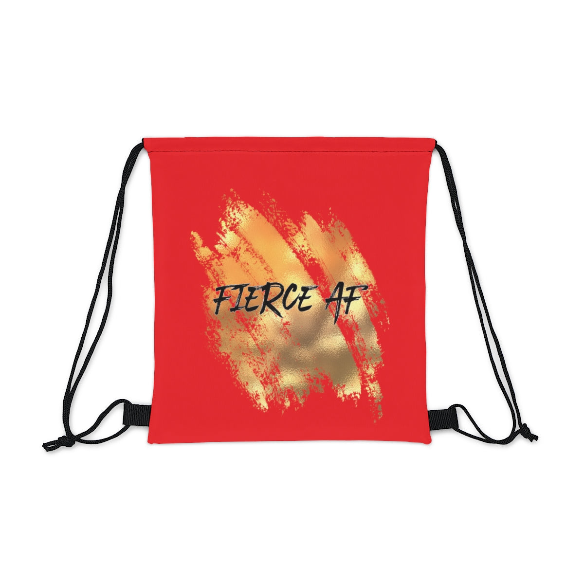 "Fierce AF" Outdoor Drawstring Bag