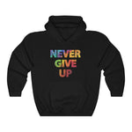 Load image into Gallery viewer, &quot;Never Give Up&quot; Unisex Heavy Blend™ Hooded Sweatshirt - 4 colors
