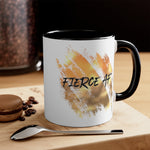 Load image into Gallery viewer, &quot;Fierce AF&quot; Accent Coffee Mug, 11oz - 5 colors
