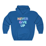 Load image into Gallery viewer, &quot;Never Give Up&quot; Unisex Heavy Blend™ Hooded Sweatshirt - 4 colors
