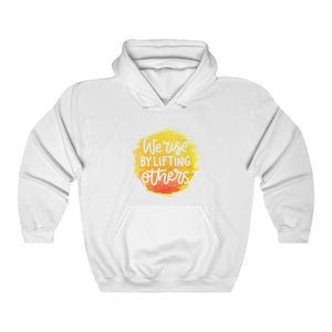 "We Rise By Lifting Others" - Unisex Heavy Blend™ Hooded Sweatshirt - 5 colors