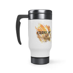 Load image into Gallery viewer, &quot;Fierce AF&quot; Stainless Steel Travel Mug with Handle, 14oz
