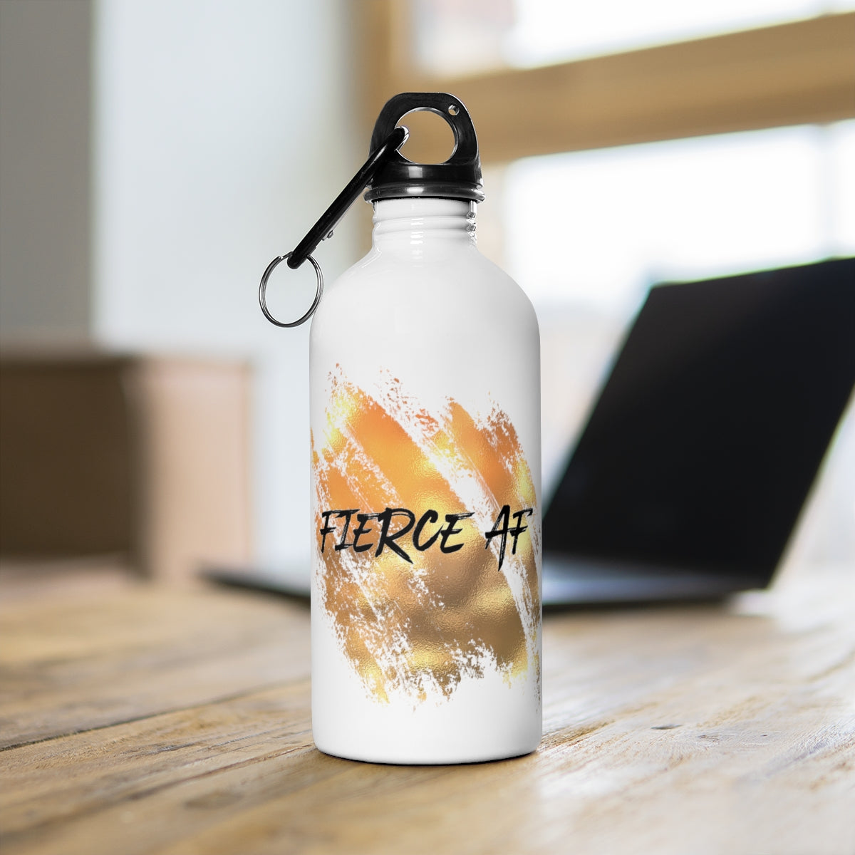 "Fierce AF" Stainless Steel Water Bottle