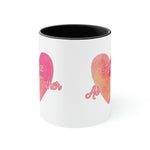 Load image into Gallery viewer, &quot;Fierce As A Mother&quot; Heart 2 Accent Coffee Mug, 11oz - 5 colors
