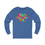 Load image into Gallery viewer, &#39;&quot;Love Conquers All&quot; Unisex Jersey Long Sleeve Tee - 11 colors
