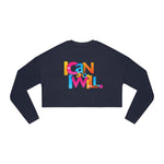 Load image into Gallery viewer, &quot;I Can and I Will&quot; Women&#39;s Cropped Sweatshirt
