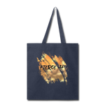 Load image into Gallery viewer, &quot;Fierce AF&quot; Canvas Tote Bag - navy
